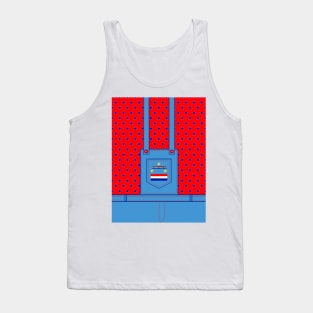 4TH OF JULY BLUE JEAN OVERALLS Tank Top